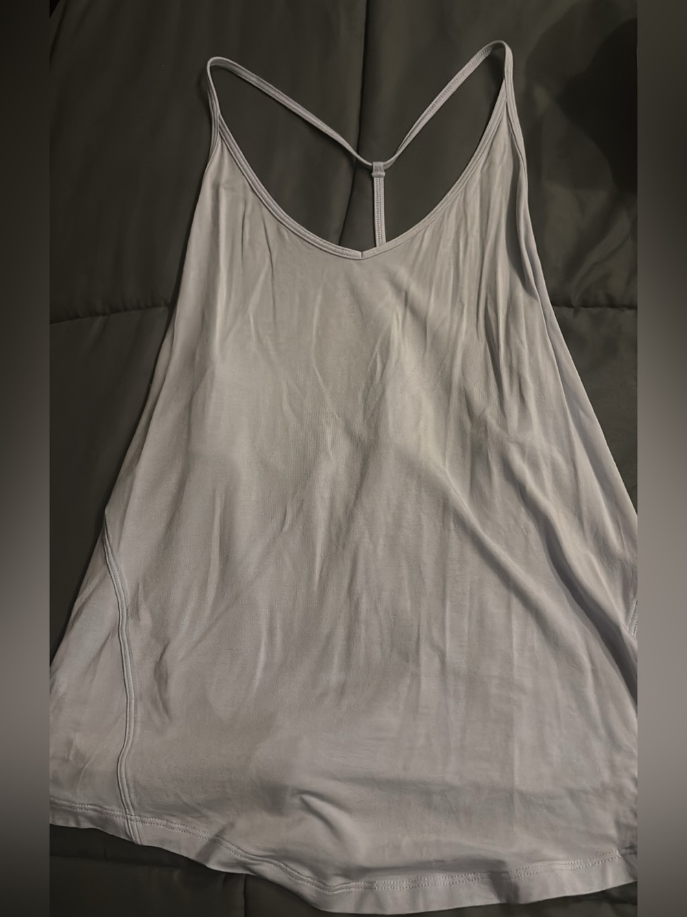 lululemon tie back tank purple